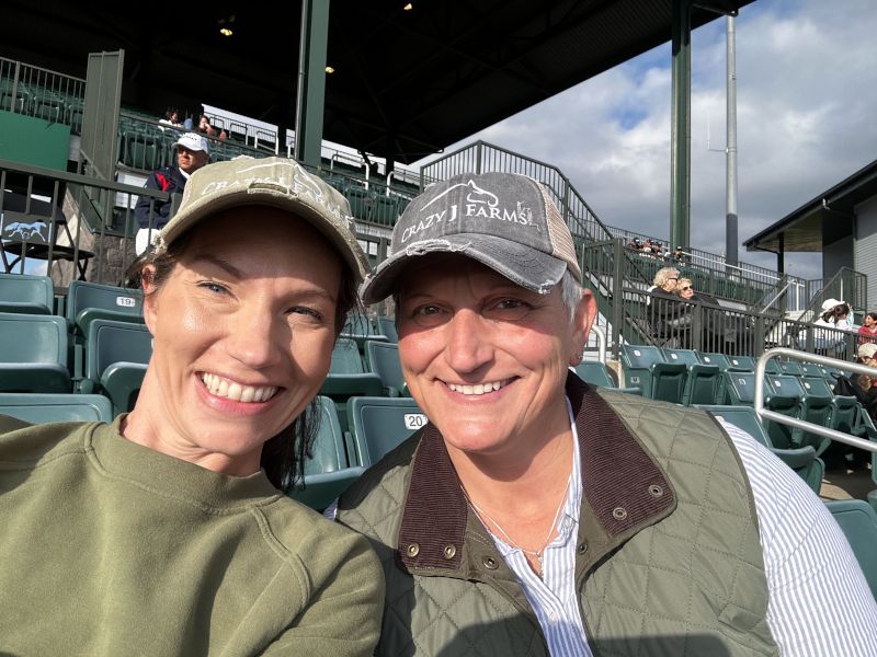 Johnna & Patrick's Sister at a Horse Show