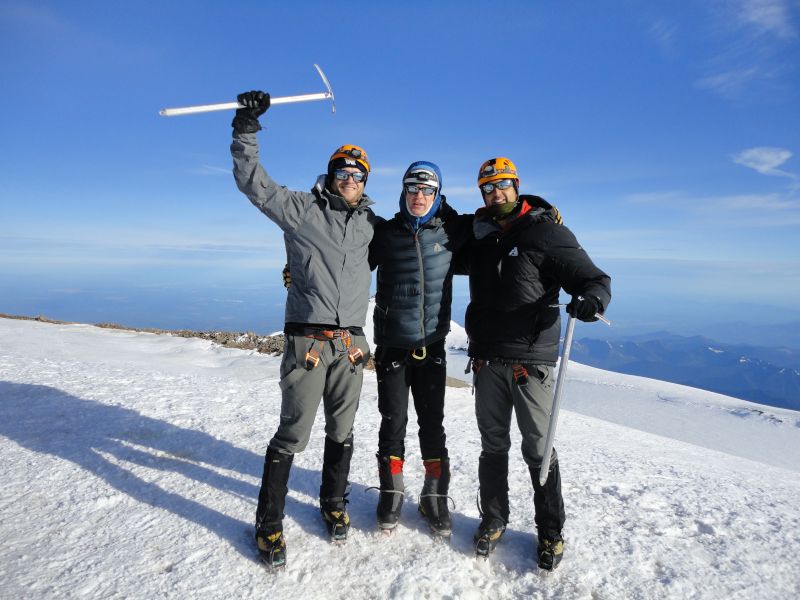 Mike Mountaineering With Friends