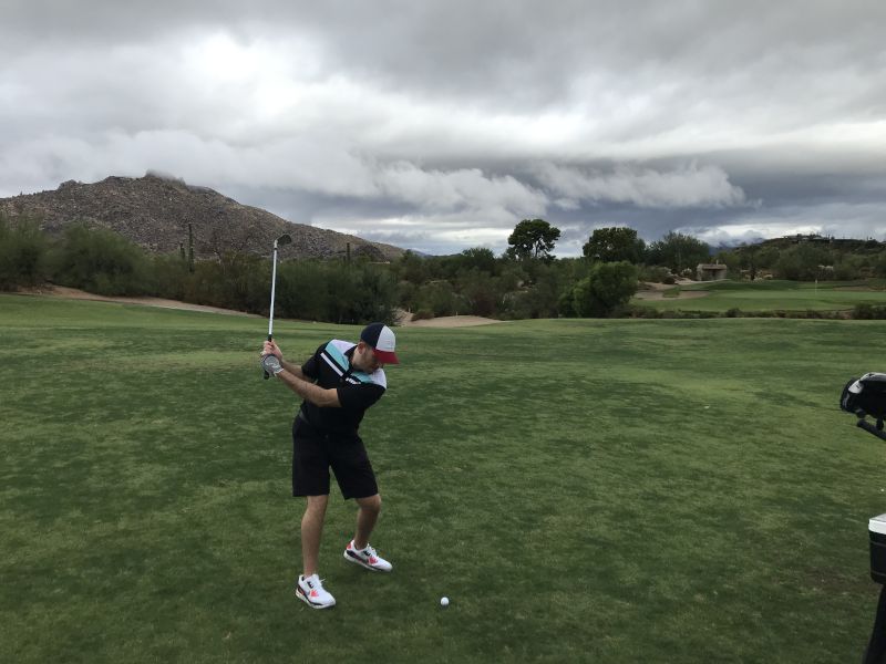 Scott Golfing