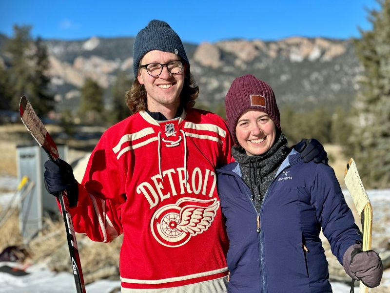 Playing Hockey on a Frozen Pond