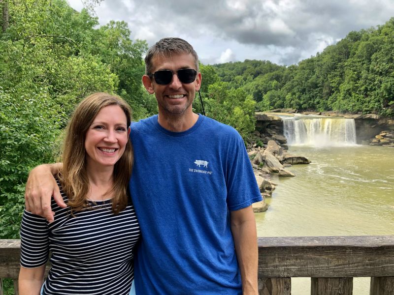 Hiking to a Waterfall