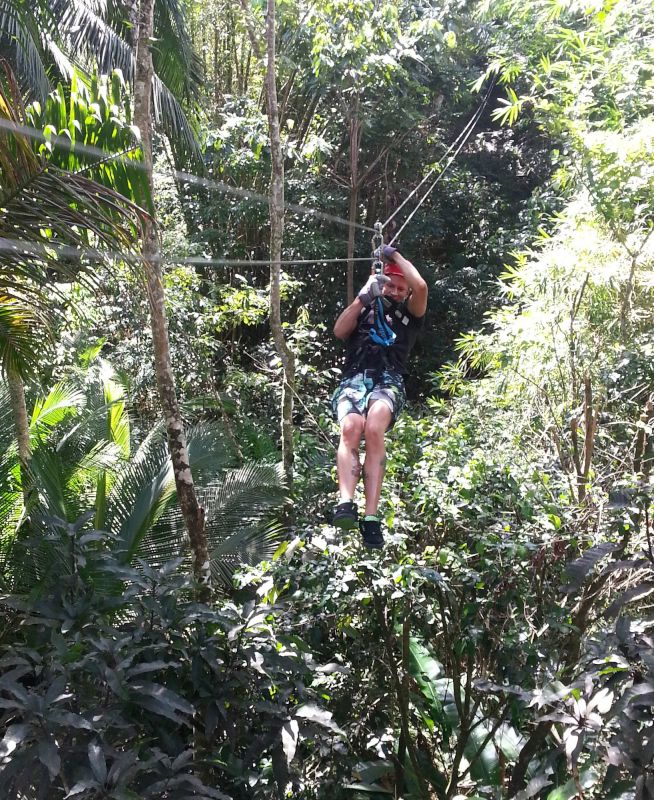 Ziplining in St. Lucia