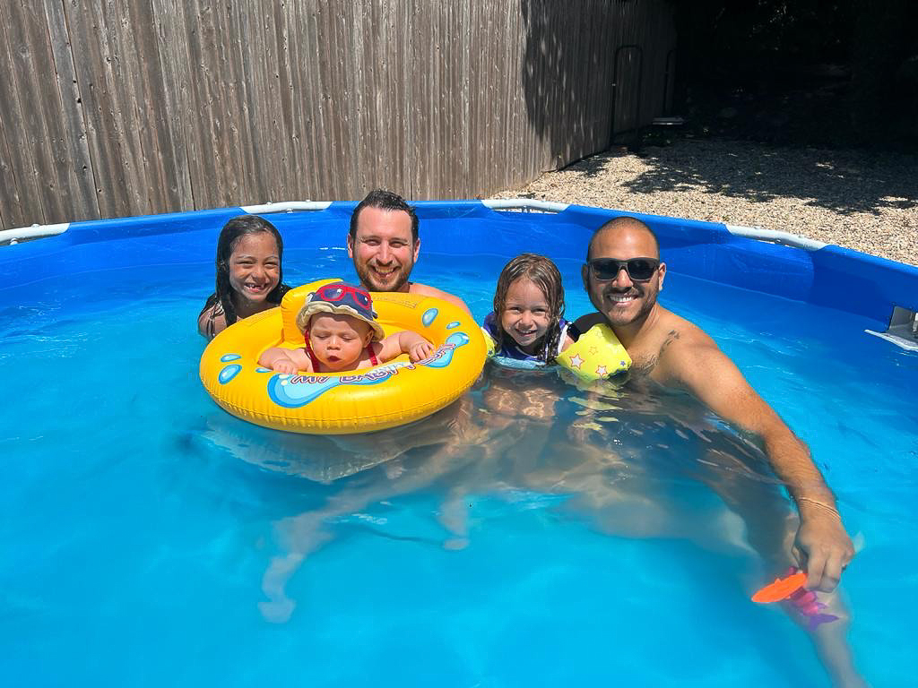 Swimming With Our Nieces & Nephew