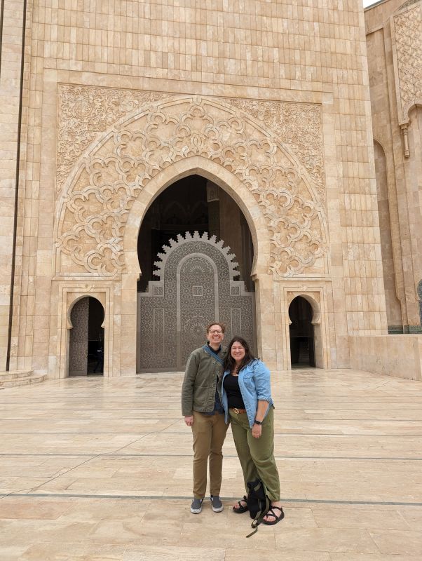 At a Mosque in Morocco