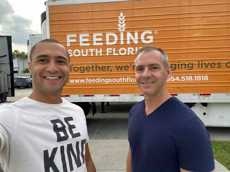 Volunteering at Feeding South Florida