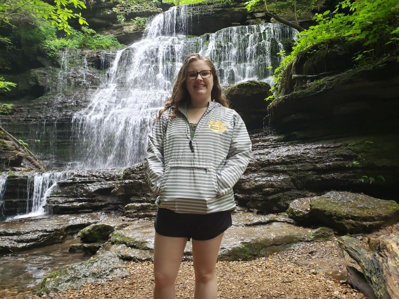 Hiking at Machine Falls