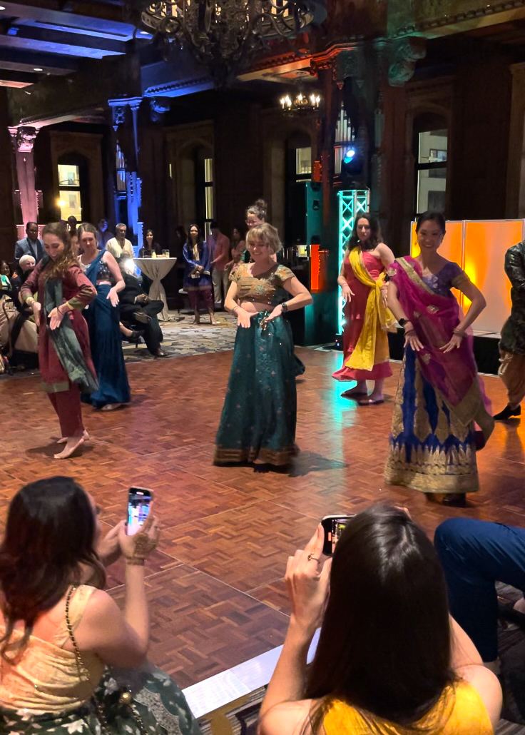 Sammi Leading the Sangeet Dance at Her Cousin's Wedding