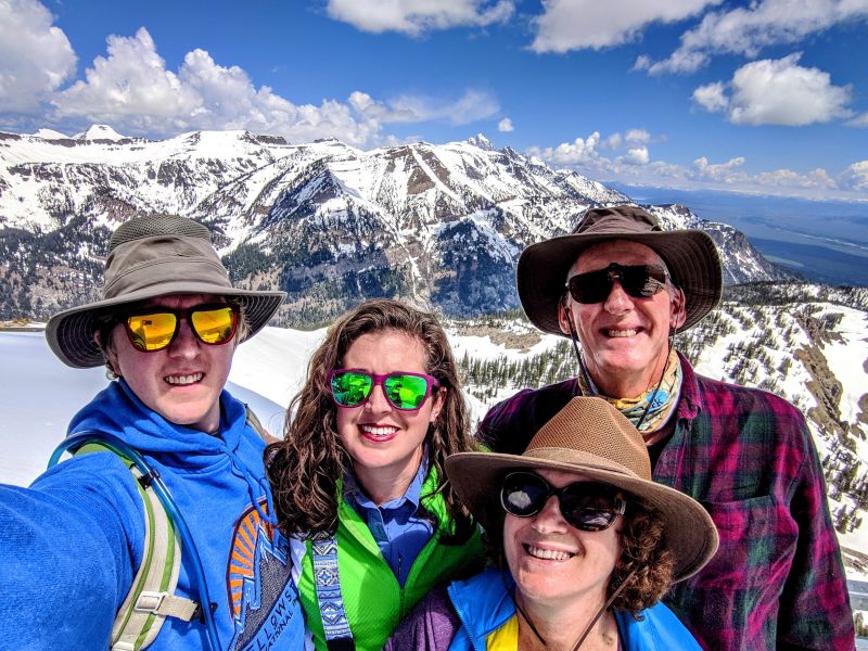 Hiking in the Grand Tetons With Jessica's Parents